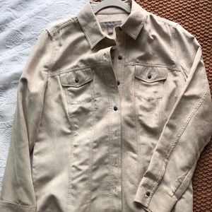 Croft & barrow suede shaket